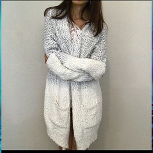 Snowy ombre cardigan